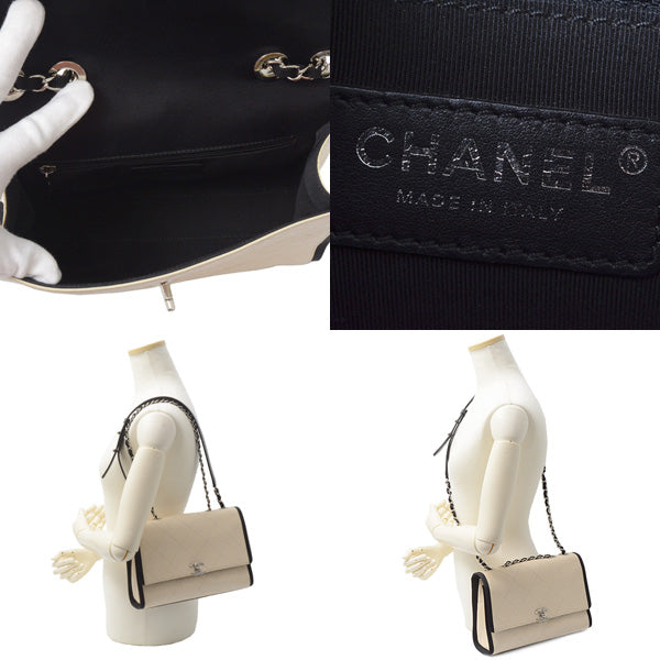 Chanel Bicolor Matelasse Chain Shoulder Bag