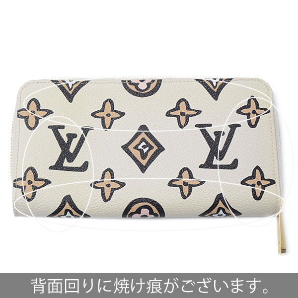 Louis Vuitton Monogram Wild at Heart Zippy Wallet M80676