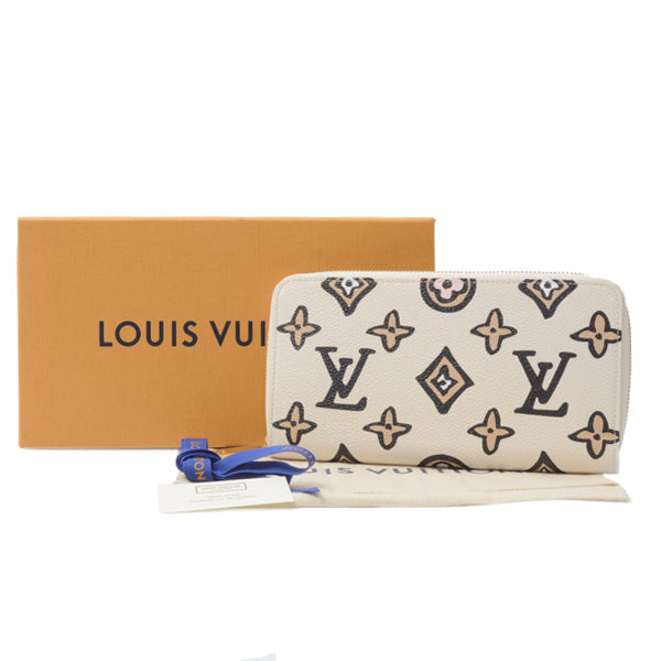 Louis Vuitton Monogram Wild at Heart Zippy Wallet M80676