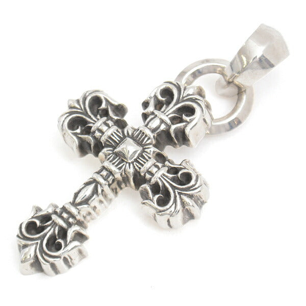 Chrome Hearts Silver Figree Cross XSM Pendant