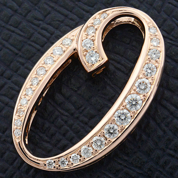 Yukizaki K18PG Diamond Pendant No.0 Pink Gold in Great Condition