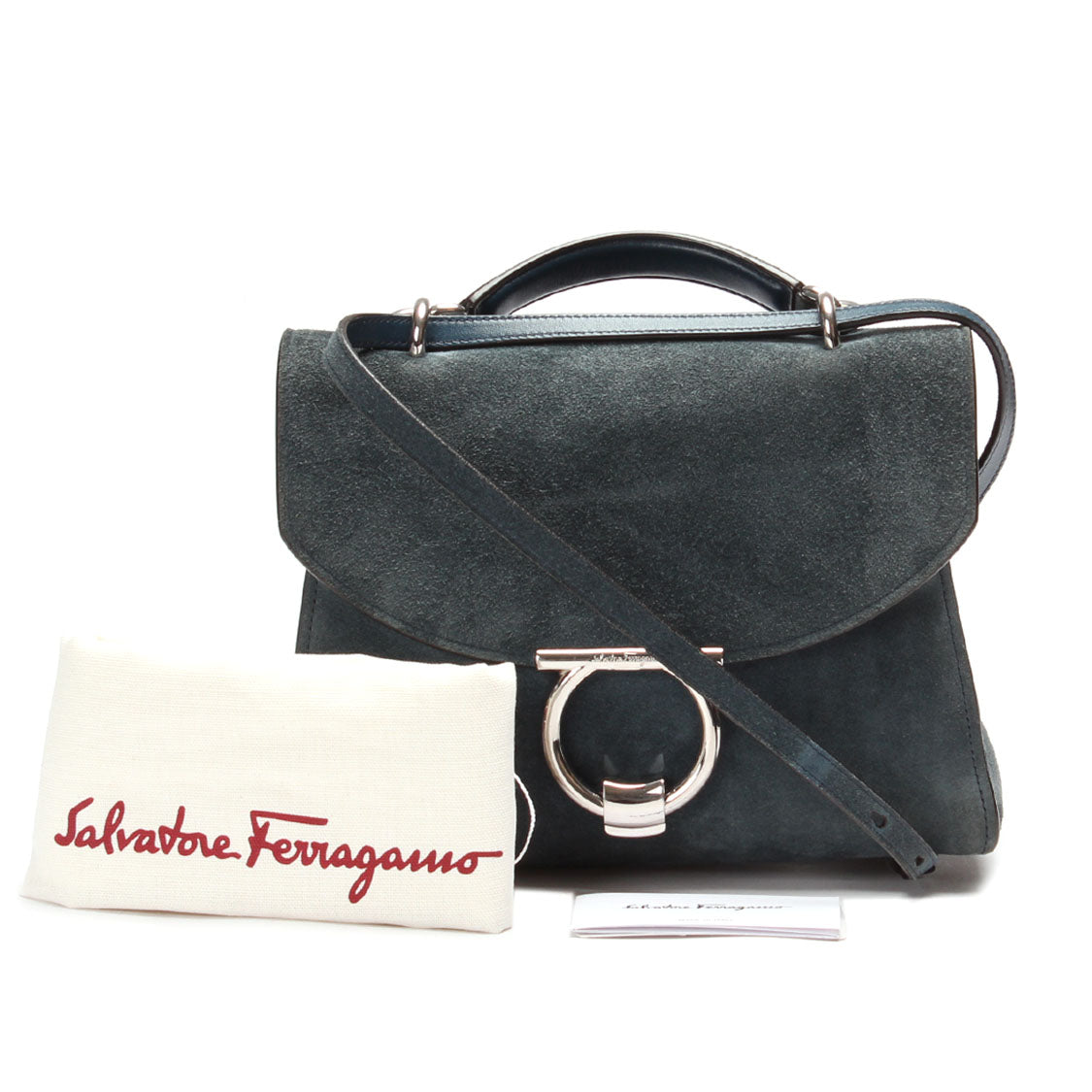 Margot Suede Handle Bag