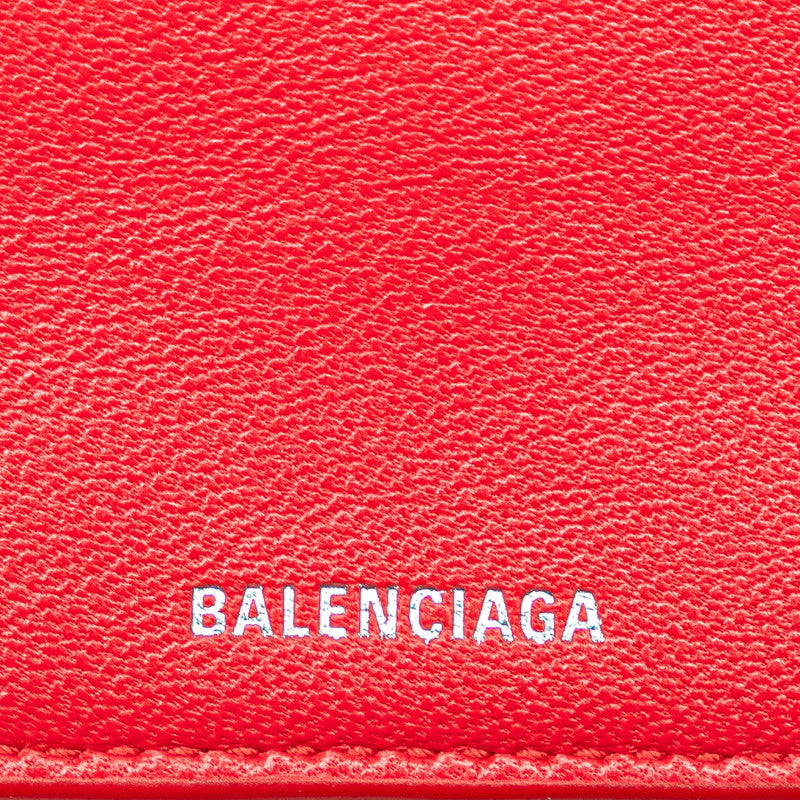 Balenciaga Leather Paper Mini Wallet Heart in Very Good Condition