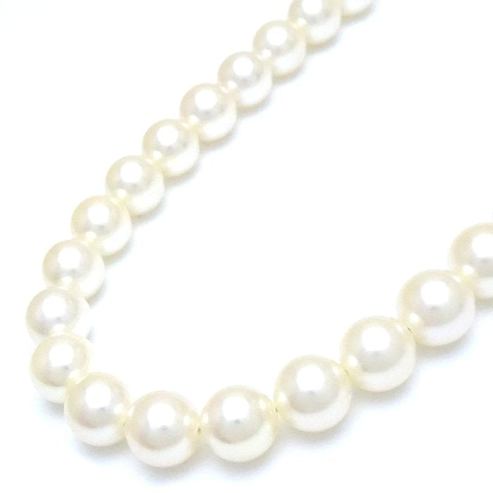 Akoya Pearl Necklace Silver 7.5-8mm