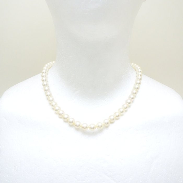 Akoya Pearl Necklace Silver 7.5-8mm