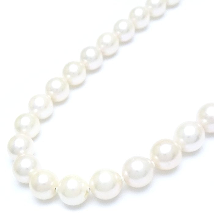 Akoya Pearl Necklace Silver 8-8.5mm