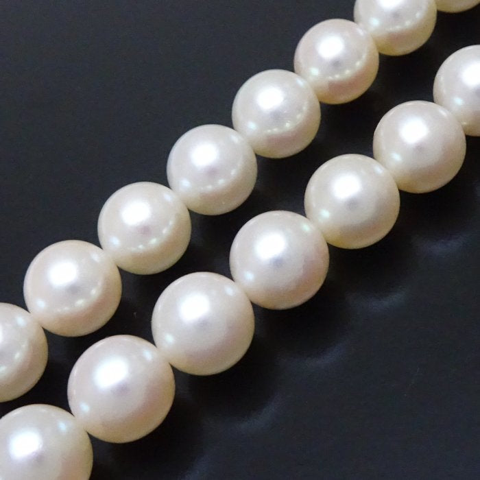 Akoya Pearl Necklace 2-Strand K14PG Pink Gold