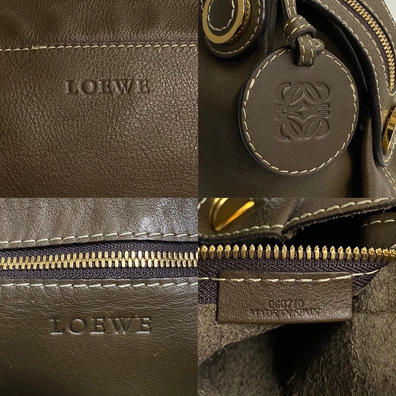 Loewe Leather Anagram Logo Handbag 26241