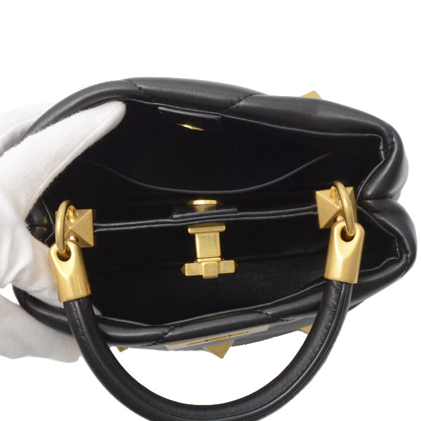 Valentino Roman Studs Small Handle Bag 2WAY