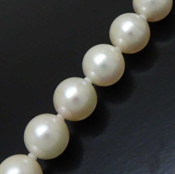 Akoya Pearl Necklace Silver Plated