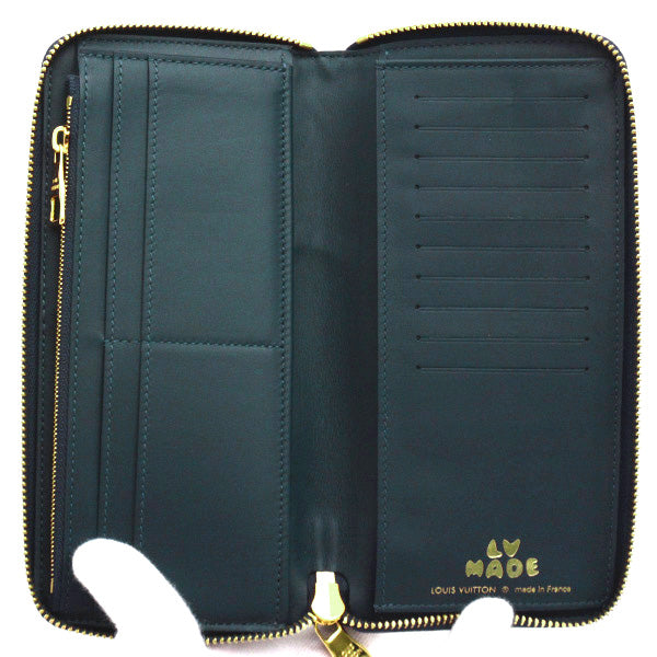 Louis Vuitton Monogram Denim Zippy Wallet Vertical M81107