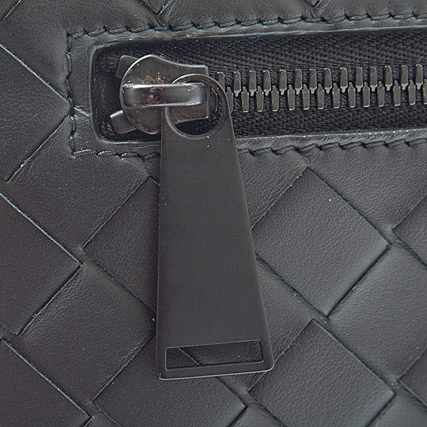 Bottega Veneta Leather Intrecciato Clutch Bag