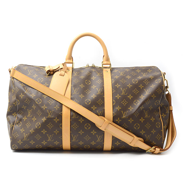 Louis Vuitton Monogram Keepall Bandouliere 50 Travel Bag M41416 in Great Condition