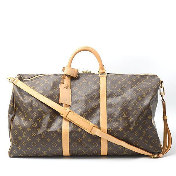 Louis Vuitton Monogram Keepall Bandouliere 60 Travel Bag M41416 in Great Condition