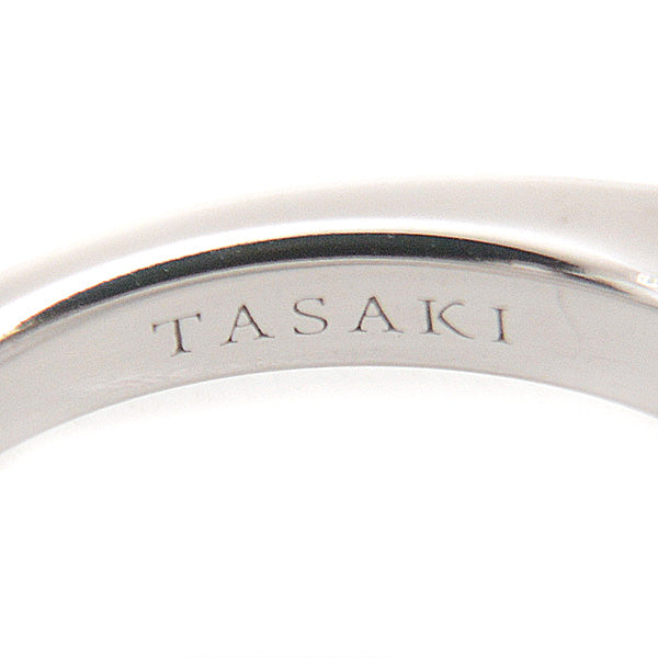 Tasaki Pearl Diamond Ring 750WG 18ct White Gold