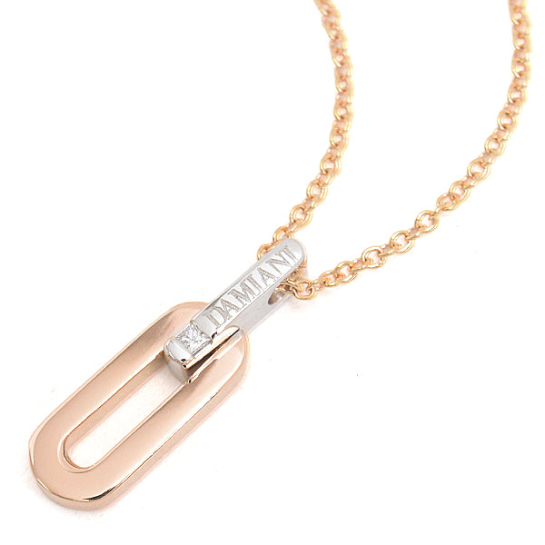 Damiani Insieme Oval Link Necklace Gold 750PG×WG