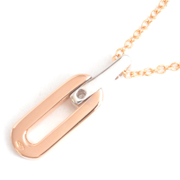 Damiani Insieme Oval Link Necklace Gold 750PG×WG