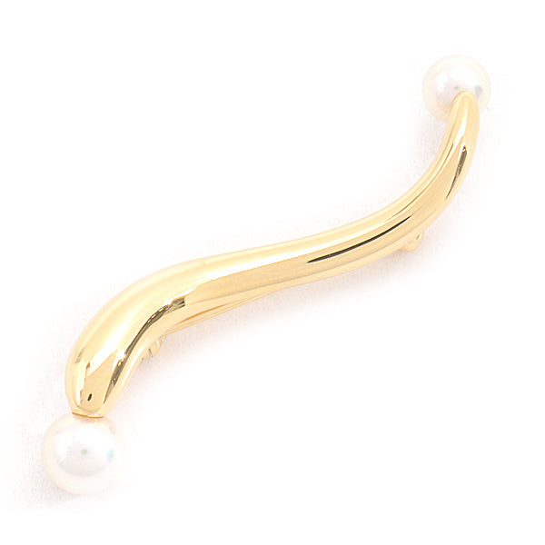 Mikimoto K18 Pearl Brooch for Women