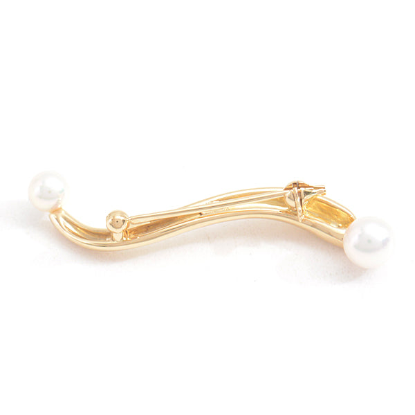 Mikimoto K18 Pearl Brooch for Women in Great Condition