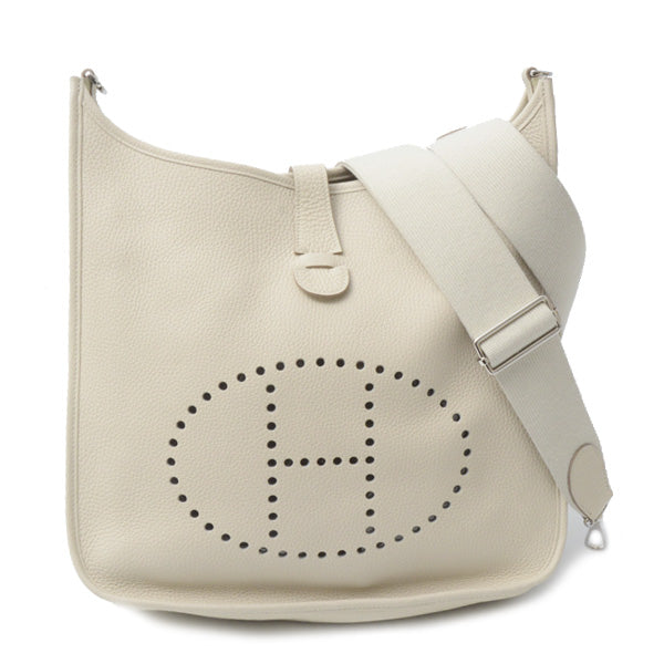 Hermes Evelyne 3 GM Shoulder Bag Off-White in Great Condition