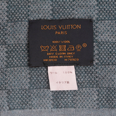 Louis Vuitton Damier Wool Scarf in Great Condition