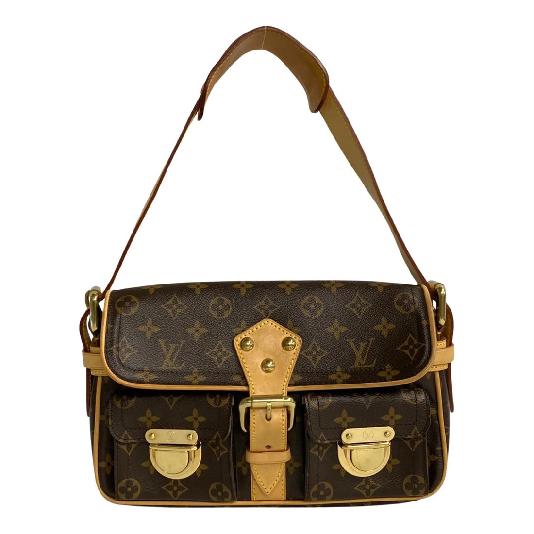 Louis Vuitton Monogram Hudson PM Canvas Crossbody Bag in Very Good Condition