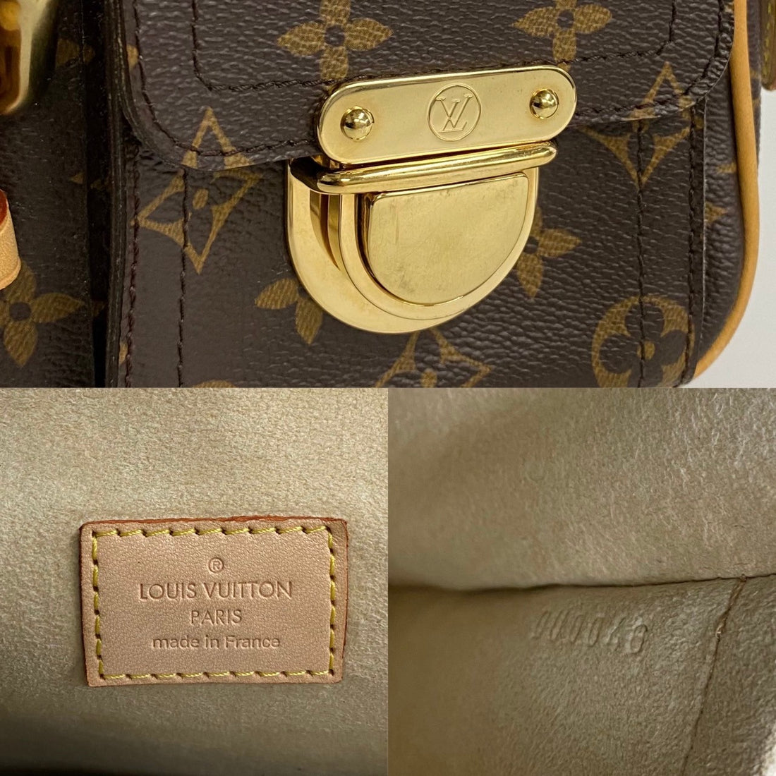 Louis Vuitton Monogram Hudson PM Canvas Crossbody Bag in Very Good Condition