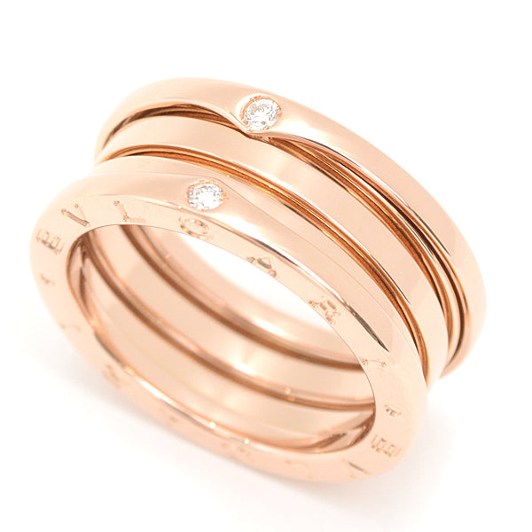 Bvlgari B-zero1 Diamond Ring 750PG Pink Gold in Great Condition