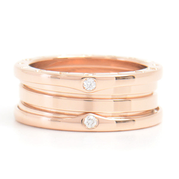 Bvlgari B-zero1 Diamond Ring 750PG Pink Gold in Great Condition