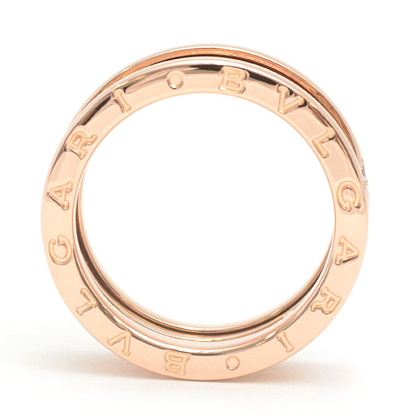 Bvlgari B-zero1 Diamond Ring 750PG Pink Gold in Great Condition