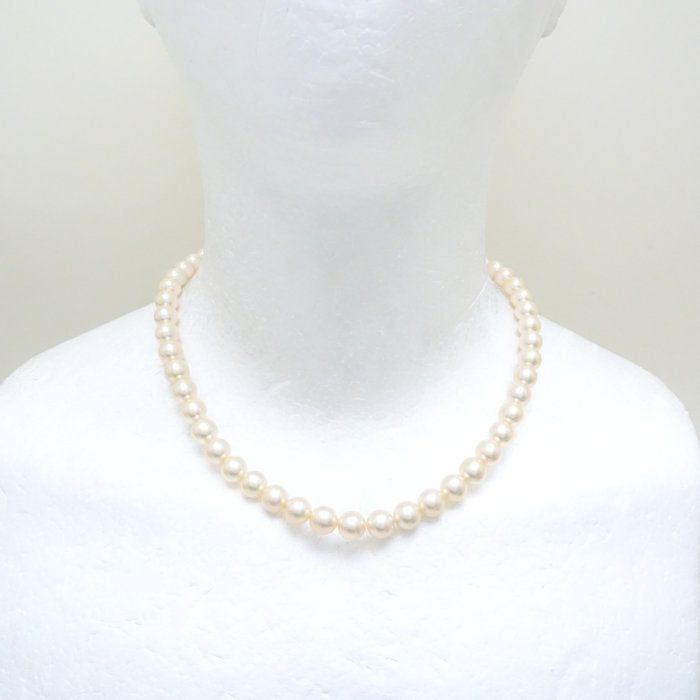 Akoya Pearl Necklace Silver 75316