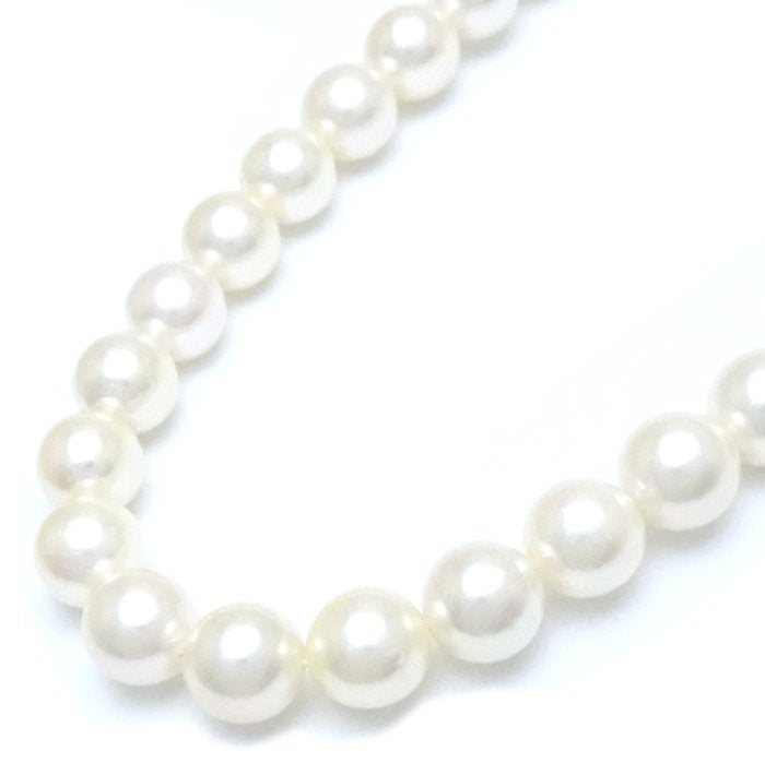 Akoya Pearl Necklace Silver 8.0-8.2mm