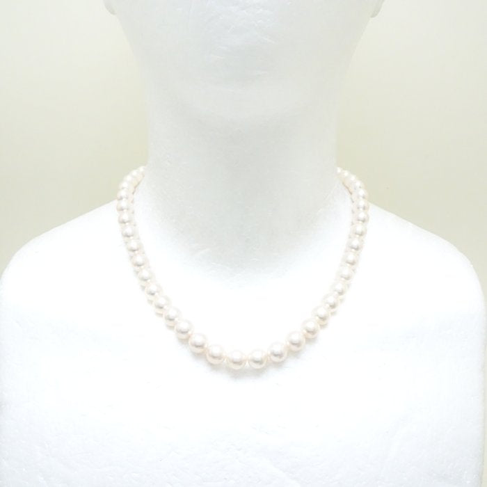 Akoya Pearl Necklace 8.0-8.5mm K14WG White Gold