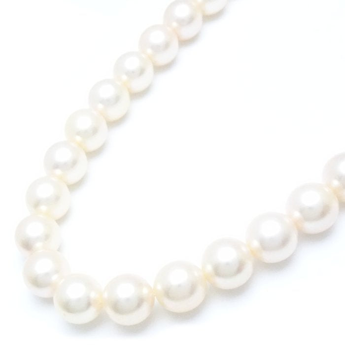 Akoya Pearl Necklace Silver 7.5-7.9mm