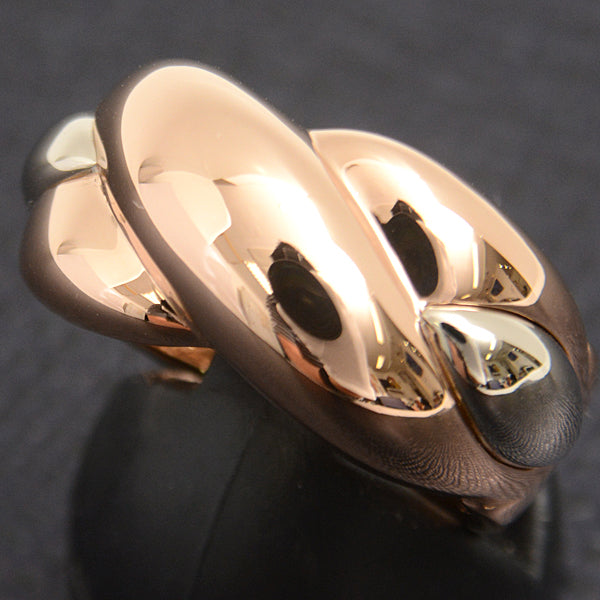 Cartier Twist Design Gold Ring 750WG×PG 54 in Great Condition