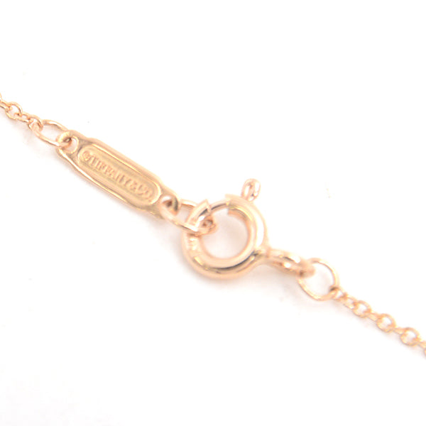 Tiffany & Co Double Heart Necklace Pink Gold 750PG