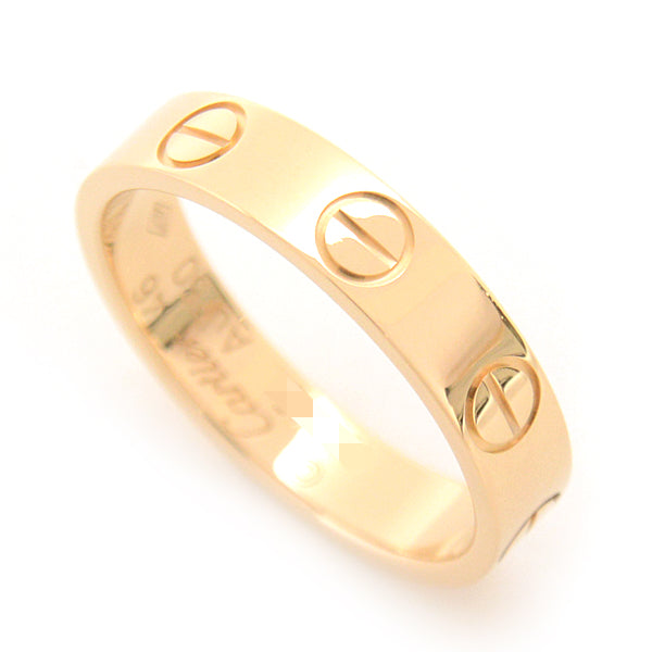 Cartier Mini Love Ring 750YG Yellow Gold in Great Condition