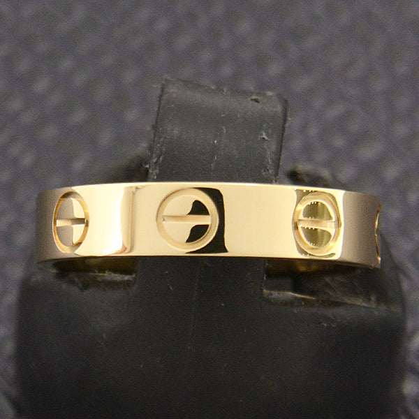 Cartier Mini Love Ring 750YG Yellow Gold in Great Condition