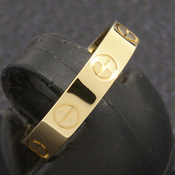 Cartier Mini Love Ring 750YG Yellow Gold in Great Condition