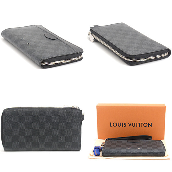 Louis Vuitton Damier Graphite Zippy Dragonne Long Wallet N60379