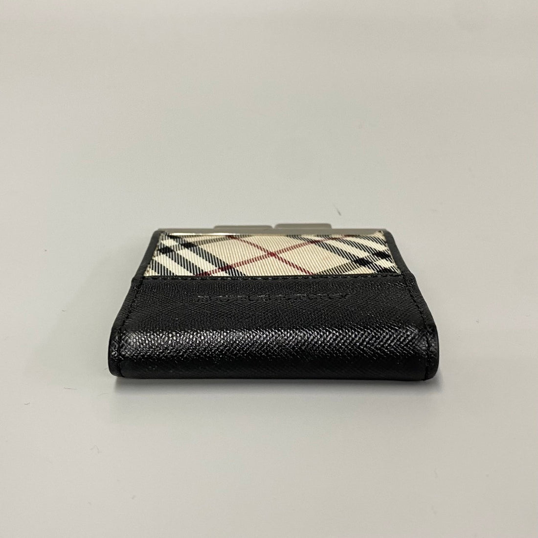 Burberry Nova Check Coin Case Leather Coin Case in Very Good Condition