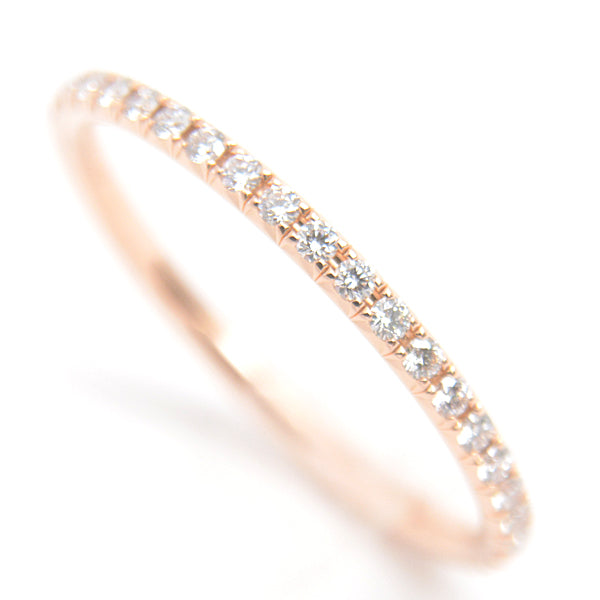 Tiffany & Co Soleste Full Eternity Diamond Ring 9 Pink Gold