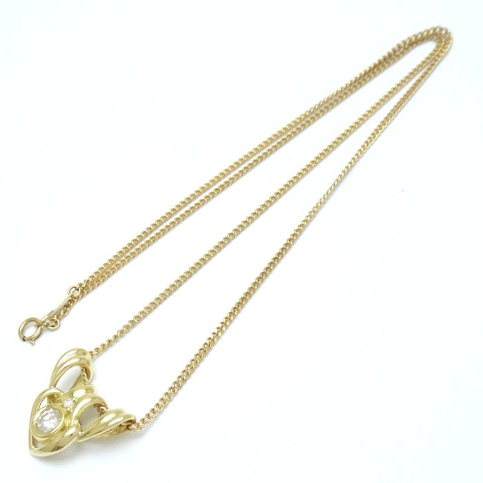 Diamond Necklace 0.25ct K18YG Yellow Gold