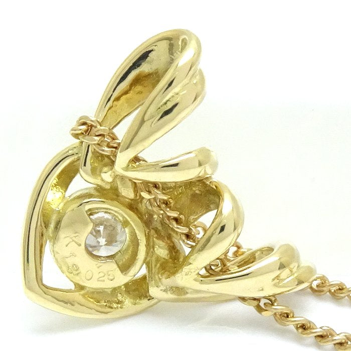 Diamond Necklace 0.25ct K18YG Yellow Gold