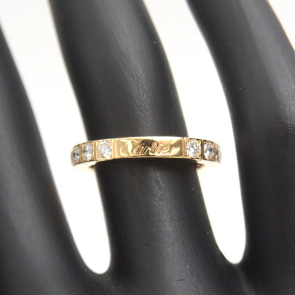 Cartier 750YG Diamond Full Ring 49 Yellow Gold in Great Condition