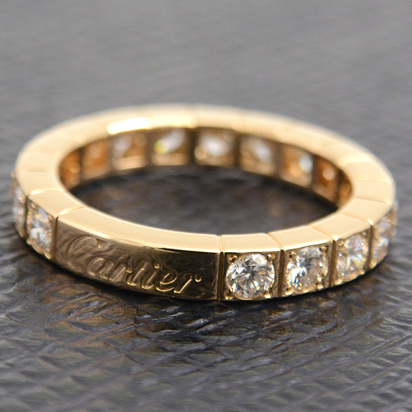 Cartier 750YG Diamond Full Ring 49 Yellow Gold