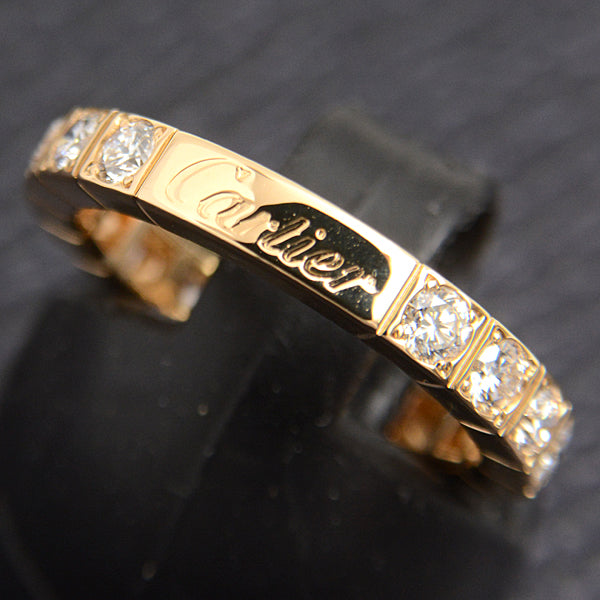 Cartier 750YG Diamond Full Ring 49 Yellow Gold in Great Condition