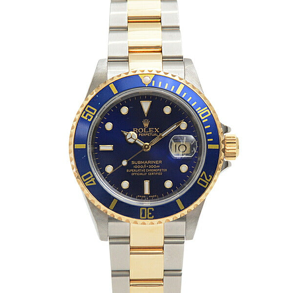 Rolex Submariner Blue Dial Automatic Watch 16613