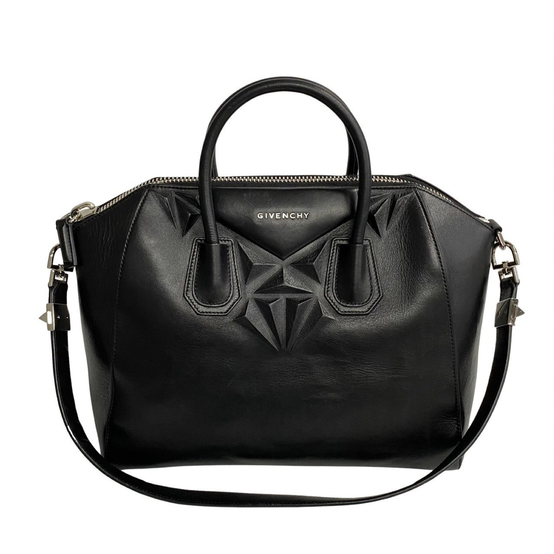 Givenchy Medium Antigona 3D Geometric Figures Bag  Leather Crossbody Bag