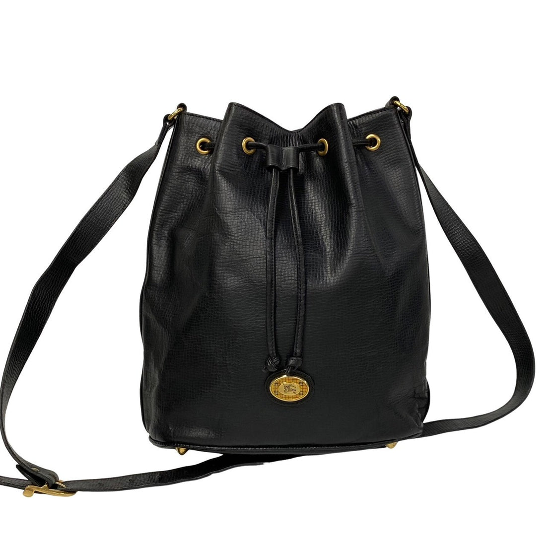 Burberry Leather Drawstring Crossbody Bag Leather Crossbody Bag